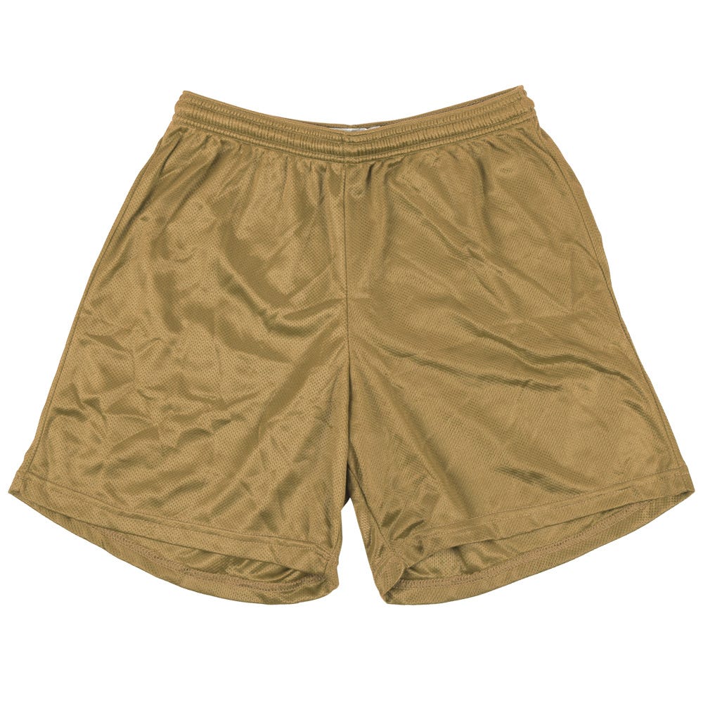 "Alleson 580PY Youth Nylon Mesh Shorts | 100% nylon in Vegas Gold (Gold) Size Large"