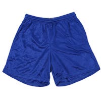 "Alleson 580P Adult Nylon Mesh Shorts in Nuro Blue Size X-Large"