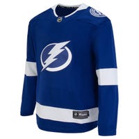 Fanatics Tampa Bay Lightning Premier Breakaway Blank Adult Hockey Jersey in Blue/White Size Medium
