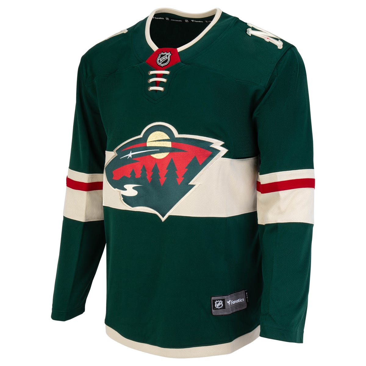 Fanatics Minnesota Wild Premier Breakaway Blank Adult Hockey Jersey in Green Size Medium
