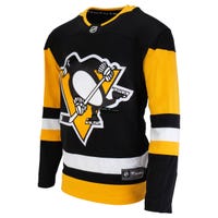 Fanatics Pittsburgh Penguins Premier Breakaway Blank Adult Hockey Jersey in Black/Yellow Size Medium