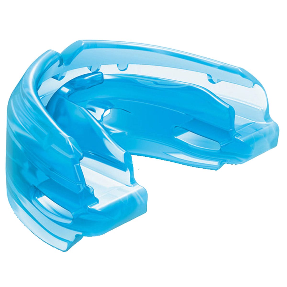 Shock Doctor Double Braces Strapless Mouthguard in Blue Size Adult
