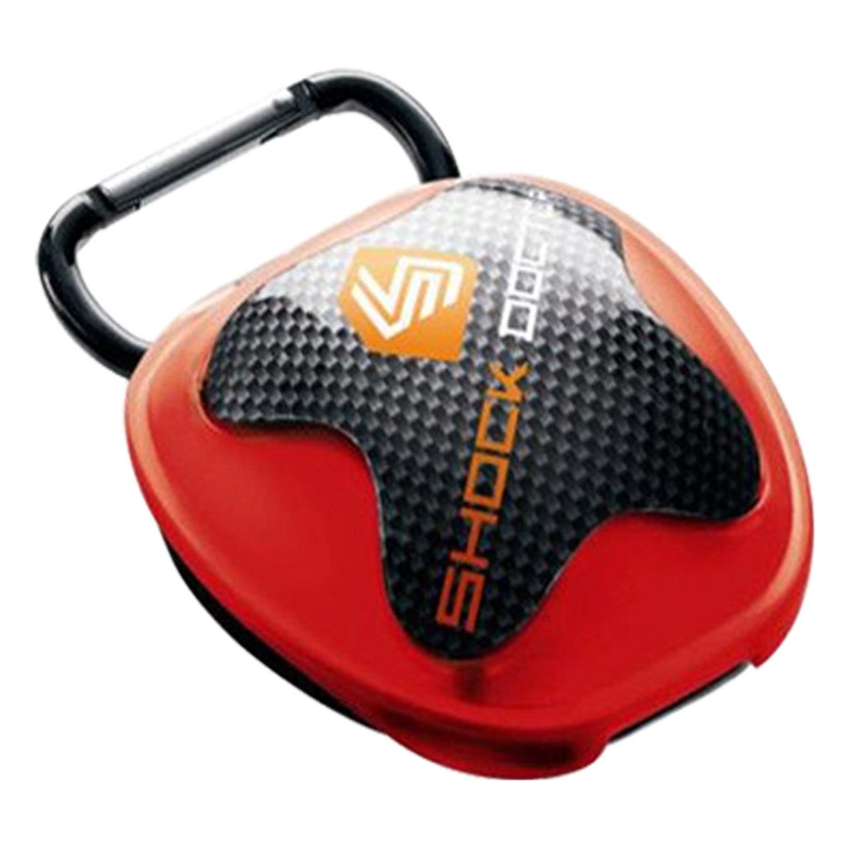 Shock Doctor Anti Microbial Mouthguard Case in Red Size OSFM