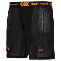 Shock Doctor Loose Senior Jock Shorts w/Cup in Black/Orange Size X-Small