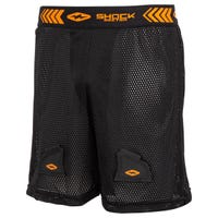 Shock Doctor Loose Youth Jock Shorts w/Cup in Black/Orange Size X-Small
