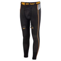 Shock Doctor Compression Youth Jock Pant w/Cup in Black/Orange Size Small