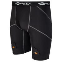 Shock Doctor Adult Compression Hockey Short w/Bioflex Cup in Black Size X-Small