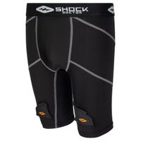 Shock Doctor Youth Compression Hockey Short w/Bioflex Cup in Black Size Small