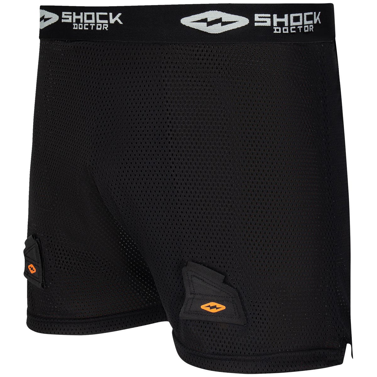 Shock Doctor Adult Loose Hockey Short w/Bioflex Cup in Black Size Small