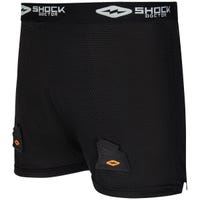 Shock Doctor Adult Loose Hockey Short w/Bioflex Cup in Black Size Large