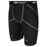 Shock Doctor Women's Compression Hockey Short w/Pelvic Protector in Black Size X-Large