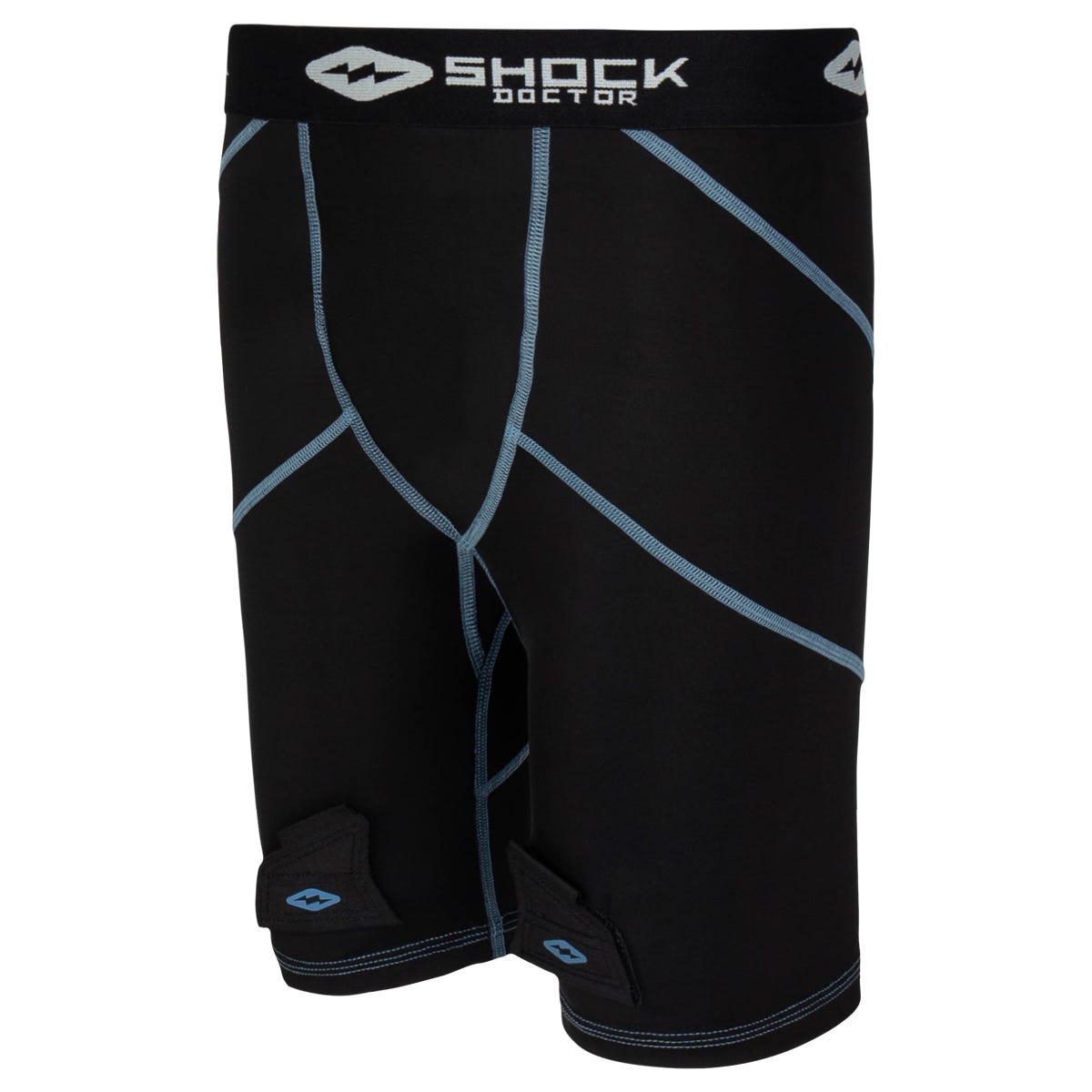 Shock Doctor Girls Compression Hockey Short w/Pelvic Protector in Black Size X-Small