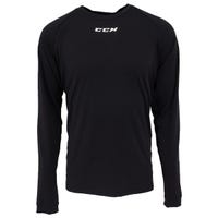 CCM Performance Senior Loose Fit Long Sleeve Shirt in Black Size X-Large