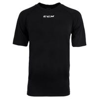 CCM Performance Adult Loose Fit Short Sleeve Shirt in Black Size Medium