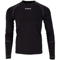 CCM Pro 360 Cut Resistant Compression Senior Long Sleeve Shirt in Black Size Small