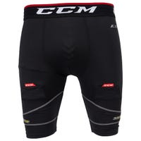 CCM Pro Compression Junior Jock Shorts w/Cup in Black Size X-Large