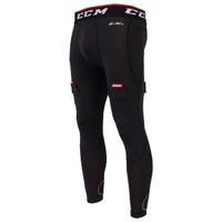 CCM Pro Compression Junior Jock Pants w/Cup in Black Size X-Large
