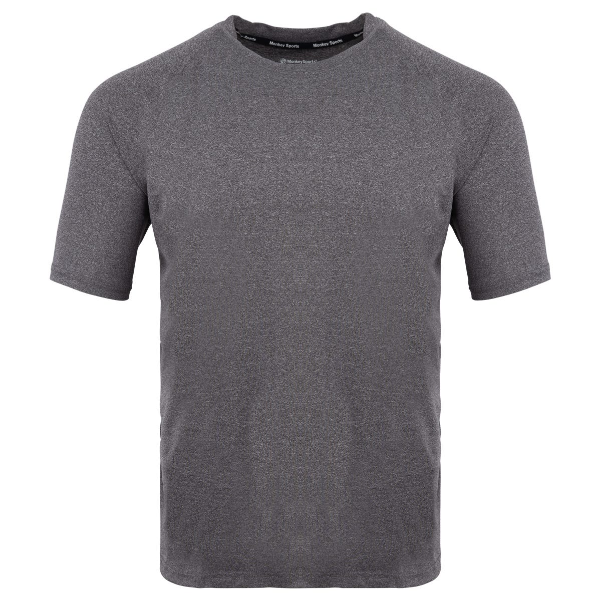 Monkeysports Loose Fit Junior Short Sleeve Shirt | 95% Polyester/5% Spandex in Grey Size X-Large