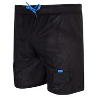 Sherwood Junior Mesh Jock Shorts w/ Cup in Black Size Medium