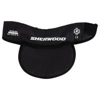 "SherWood Cut Protective Bibbed Neck Guard in Black Size Small/Medium"