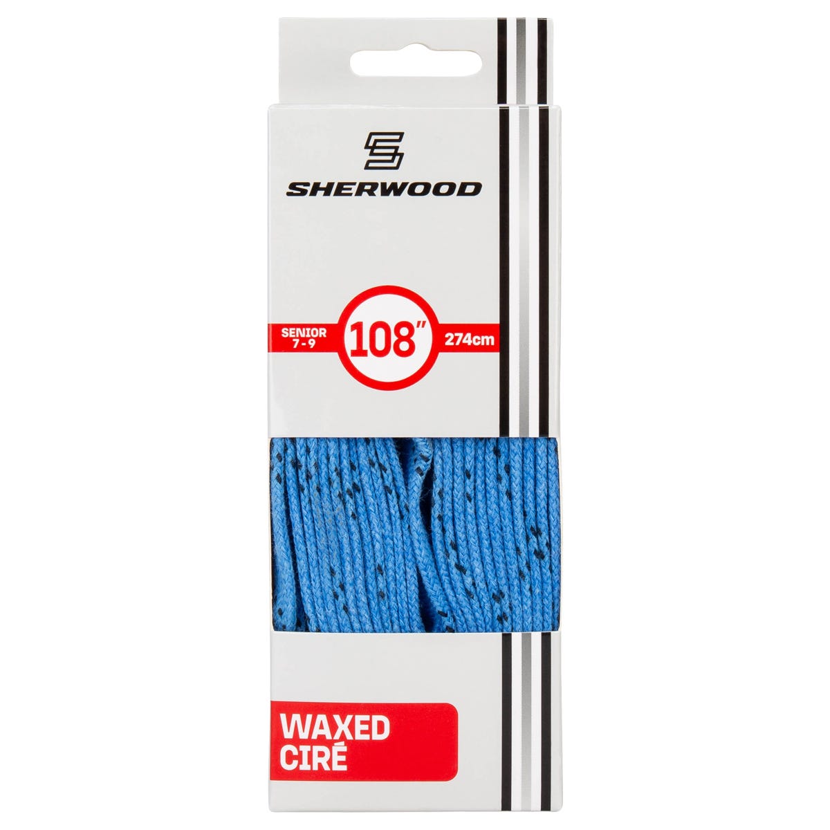 "Sherwood Pro Waxed Laces in Blue"