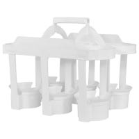 "Sherwood Sher-Wood Spider Flex Water Bottle Carrier (Holds 6 Bottles) in White"