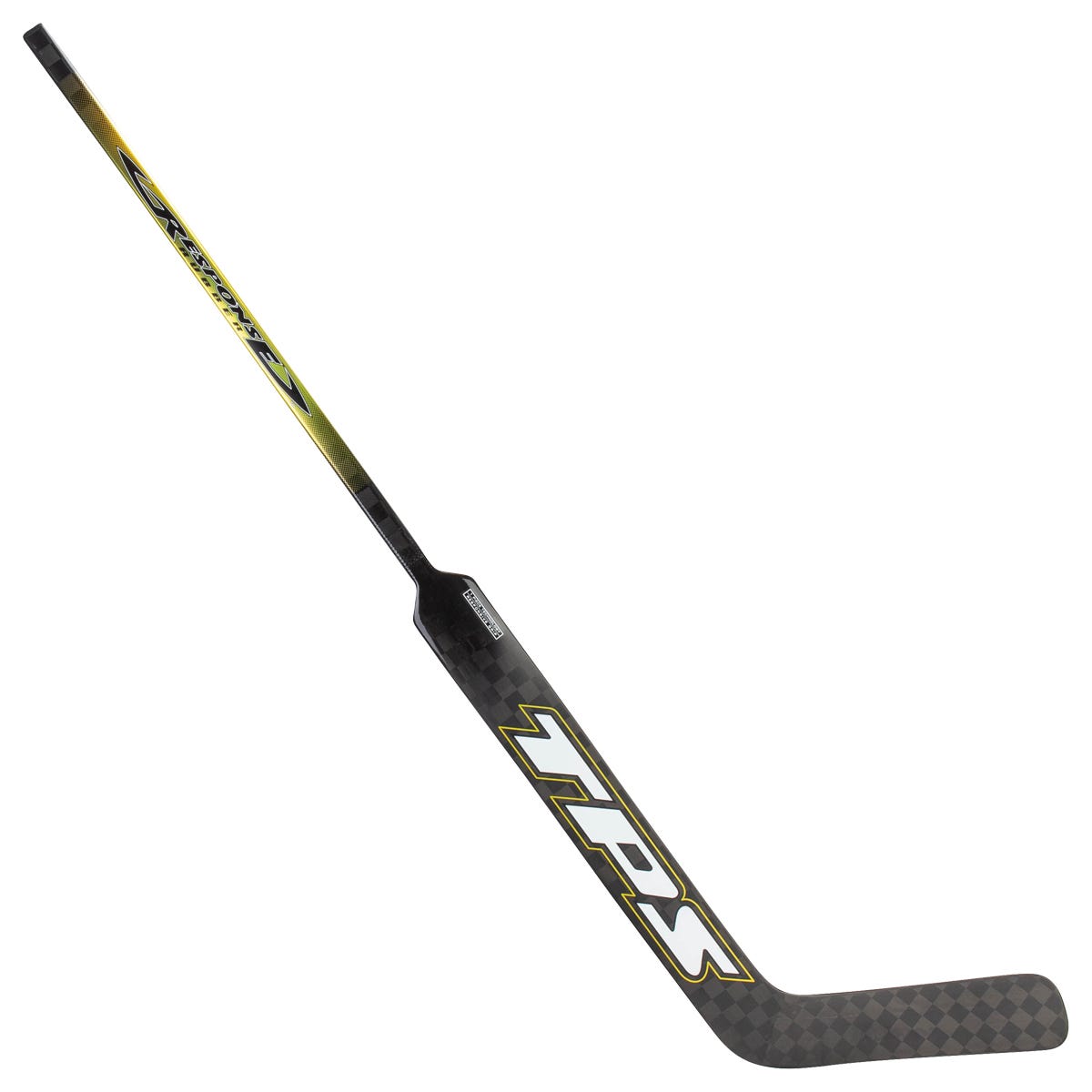 TPS Response Rubber Senior Goalie Stick in Black/Yellow Size 25in