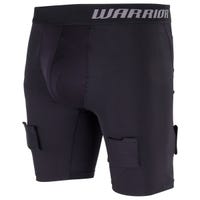 Warrior Senior Compression Jock Short w/ Cup in Black Size Small