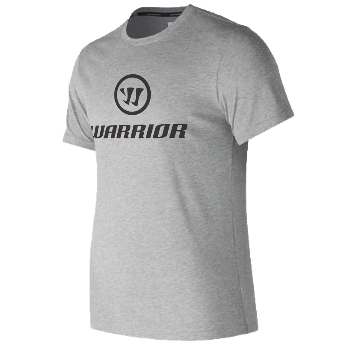 "Warrior Corpo Stack Mens Short Sleeve T-Shirt | 100% cotton in Heather Grey/Charcoal Size Medium"