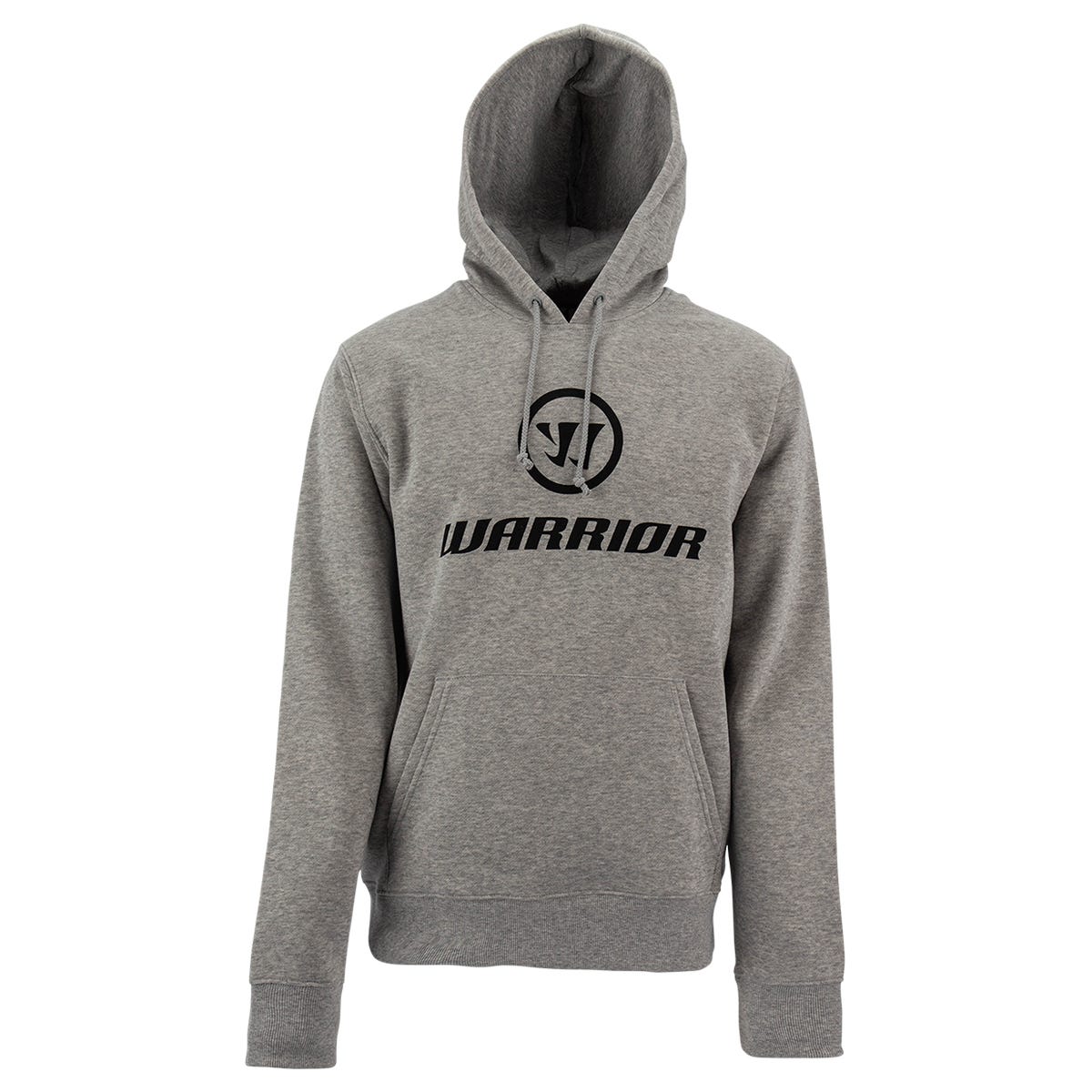 Warrior Corpo Stack Senior Pullover Hoodie in Heather Charcoal Size Large