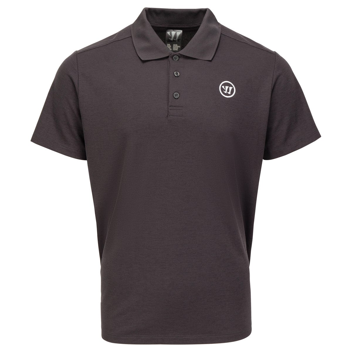 Warrior Corpo Stack Senior Short Sleeve Polo Shirt in Grey Size XX-Large