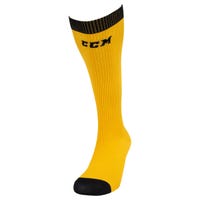 CCM Liner Hockey Socks in Yellow Size Senior