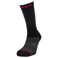CCM Proline Compression Senior Knee-Length Socks in Black/Red Size Small