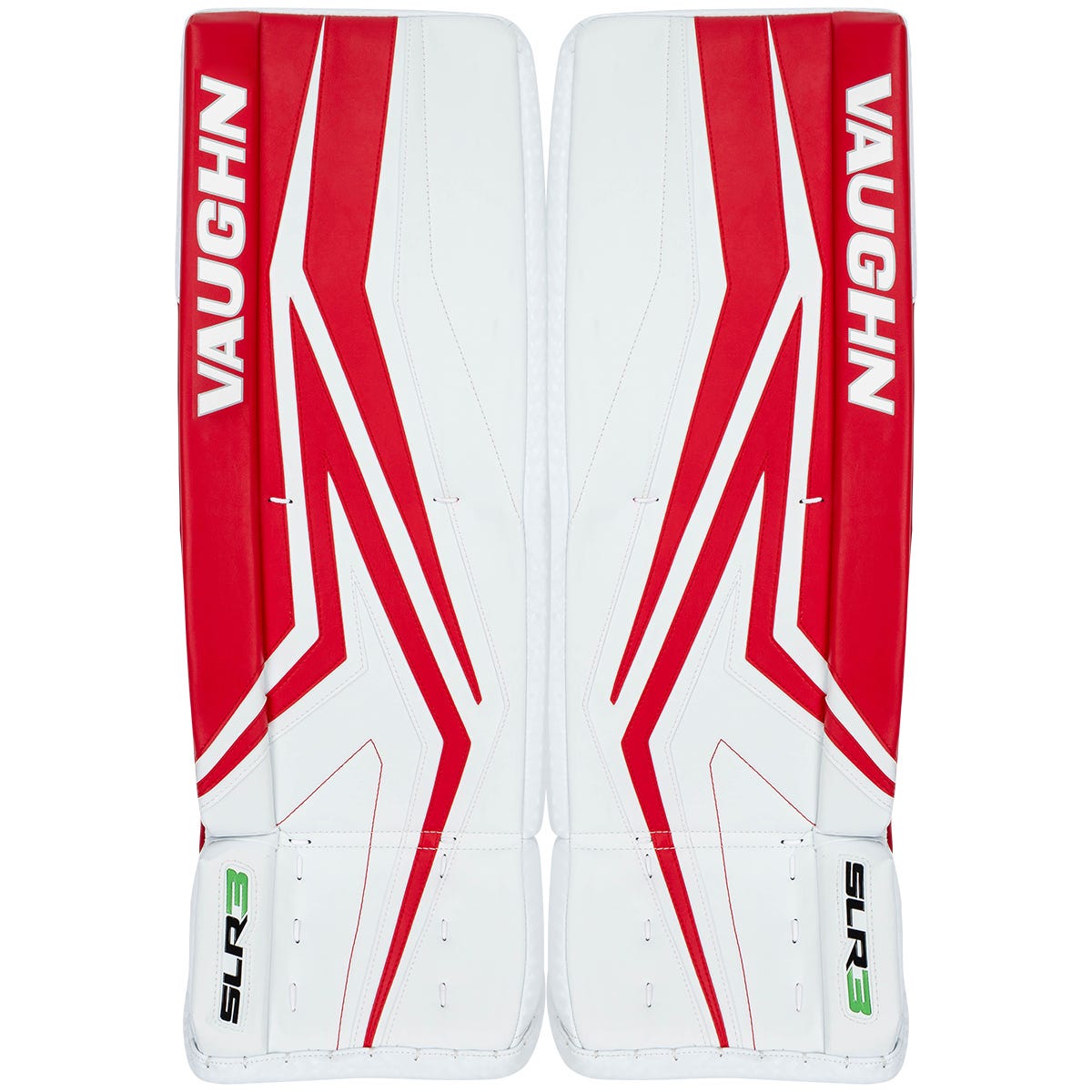 Vaughn Ventus SLR3 Junior Goalie Leg Pads in White/Red Size 31+2in