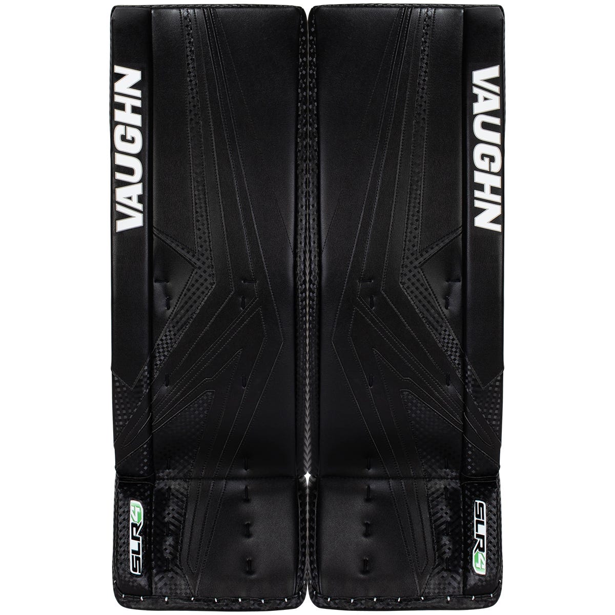 Vaughn SLR4 Pro Senior Goalie Leg Pads in Black Size 35+2in
