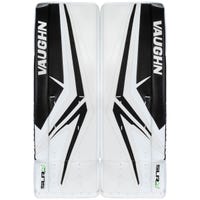 Vaughn SLR4 Intermediate Goalie Leg Pads in White/Black Size 29+2in