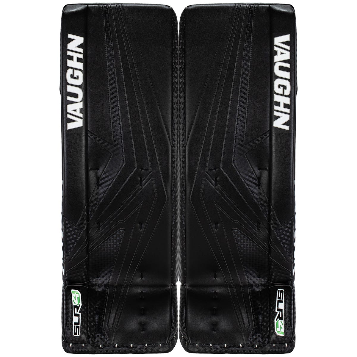 Vaughn SLR4 Intermediate Goalie Leg Pads in Black Size 31+2in