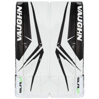 Vaughn SLR4 Junior Goalie Leg Pads in White/Black Size 26+2in
