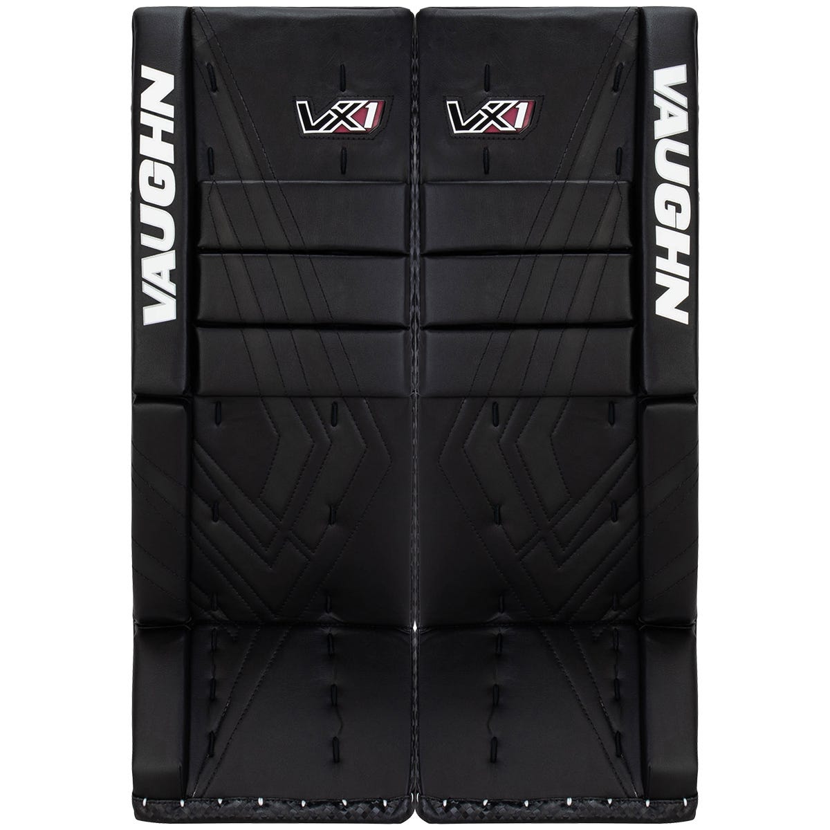 Vaughn Velocity VX1 Junior Goalie Leg Pads in Black Size 26+2in