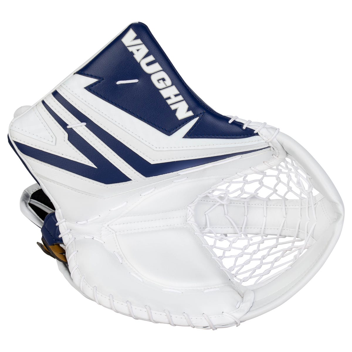 Vaughn SLR4 Intermediate Goalie Glove in White/Blue