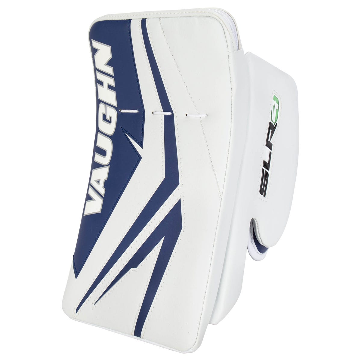 Vaughn SLR4 Junior Goalie Blocker in White/Blue