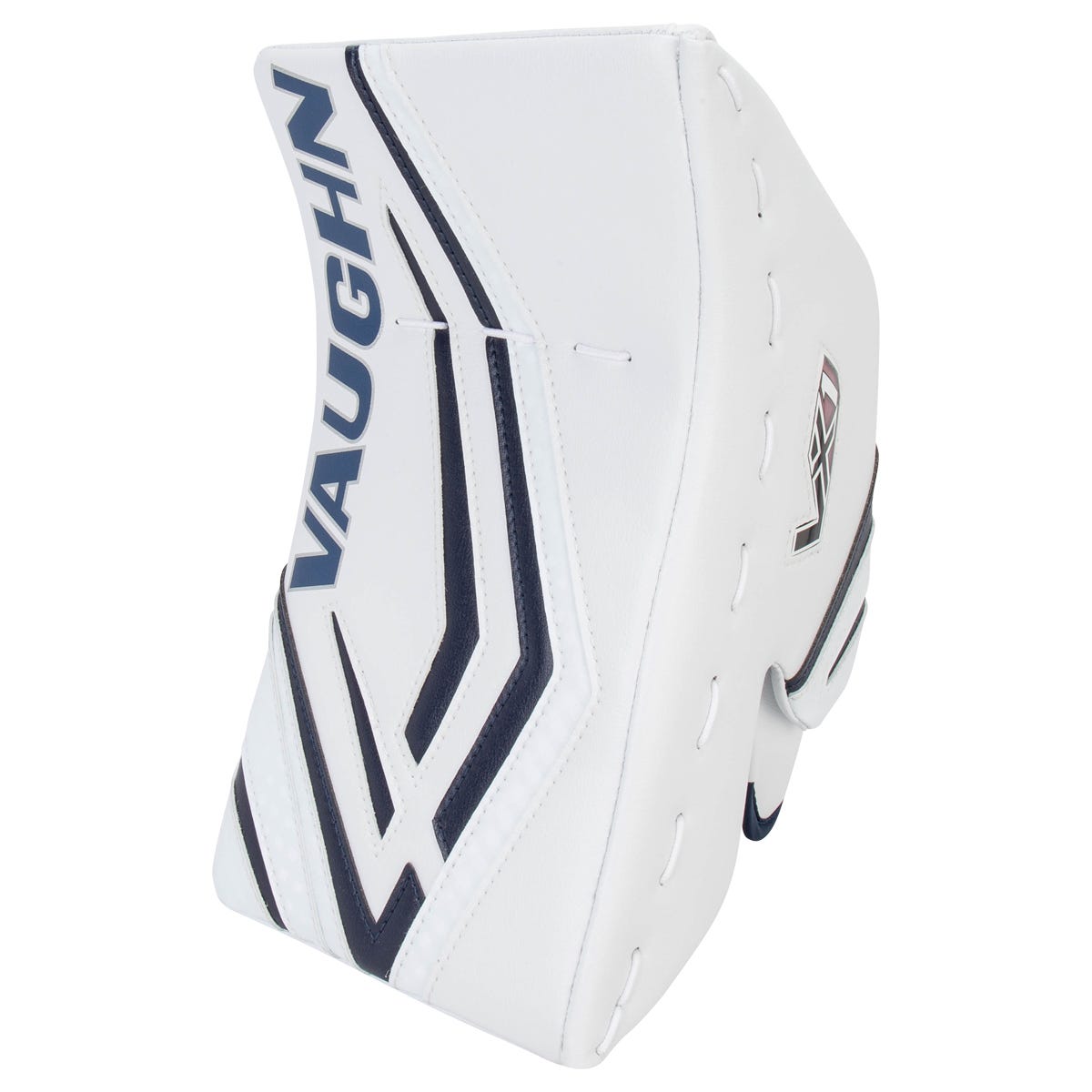 Vaughn Velocity VX1 Intermediate Goalie Blocker in White/Blue