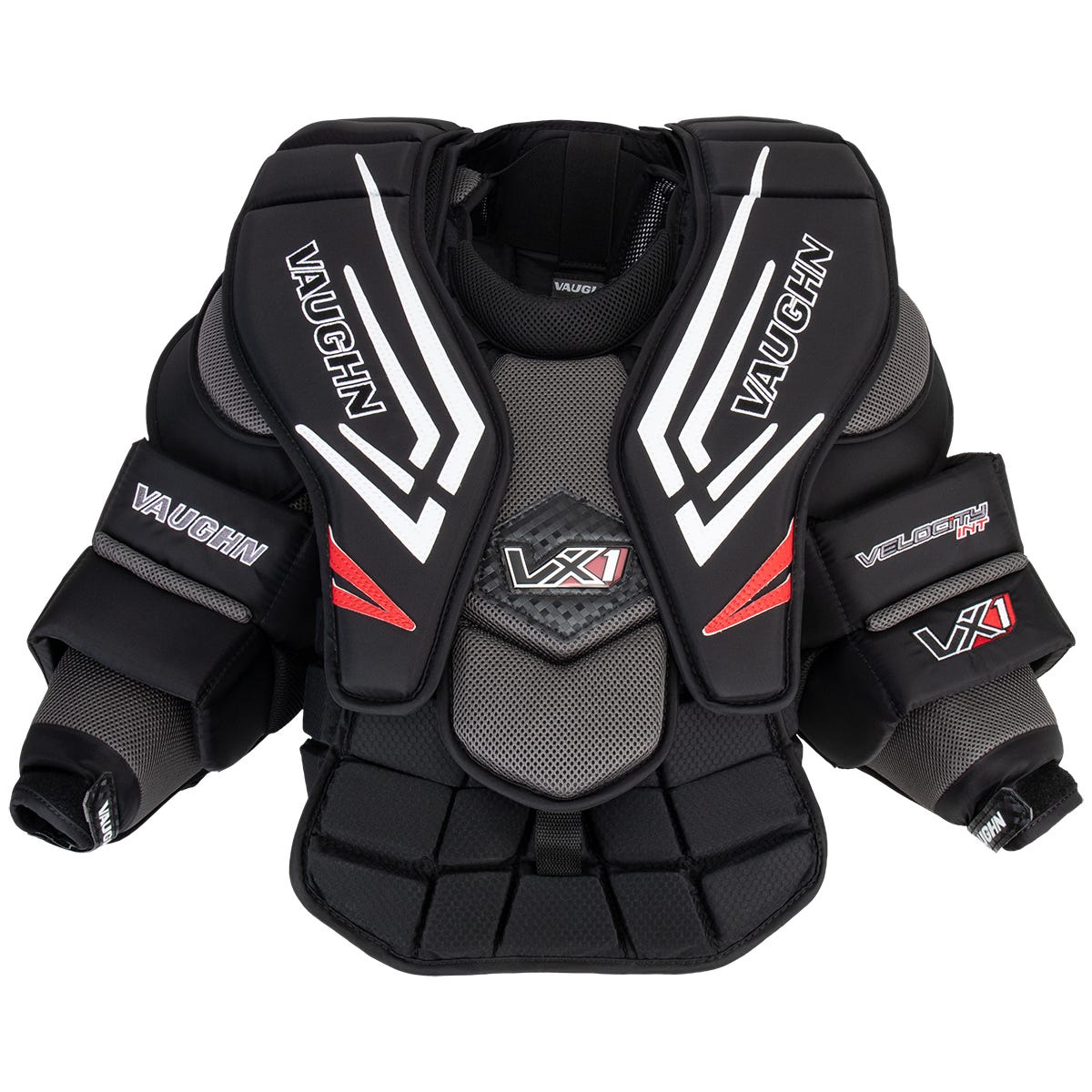 Vaughn Velocity VX1 Intermediate Goalie Chest & Arm Protector in Black Size Large