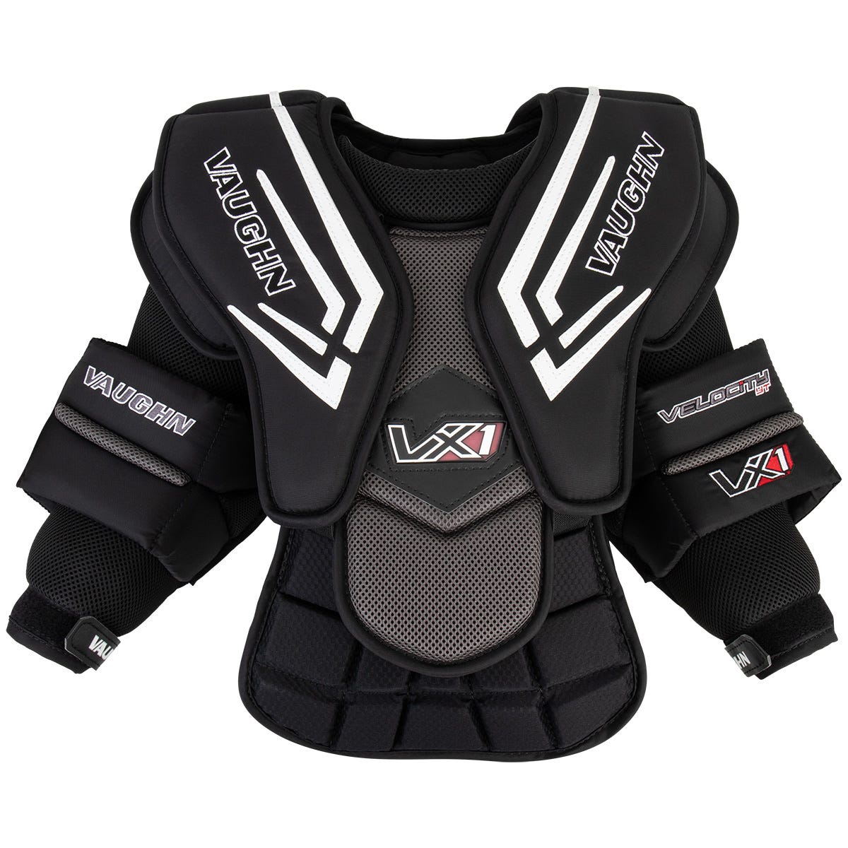 Vaughn Velocity VX1 Youth Goalie Chest & Arm Protector in Black Size Medium/Large