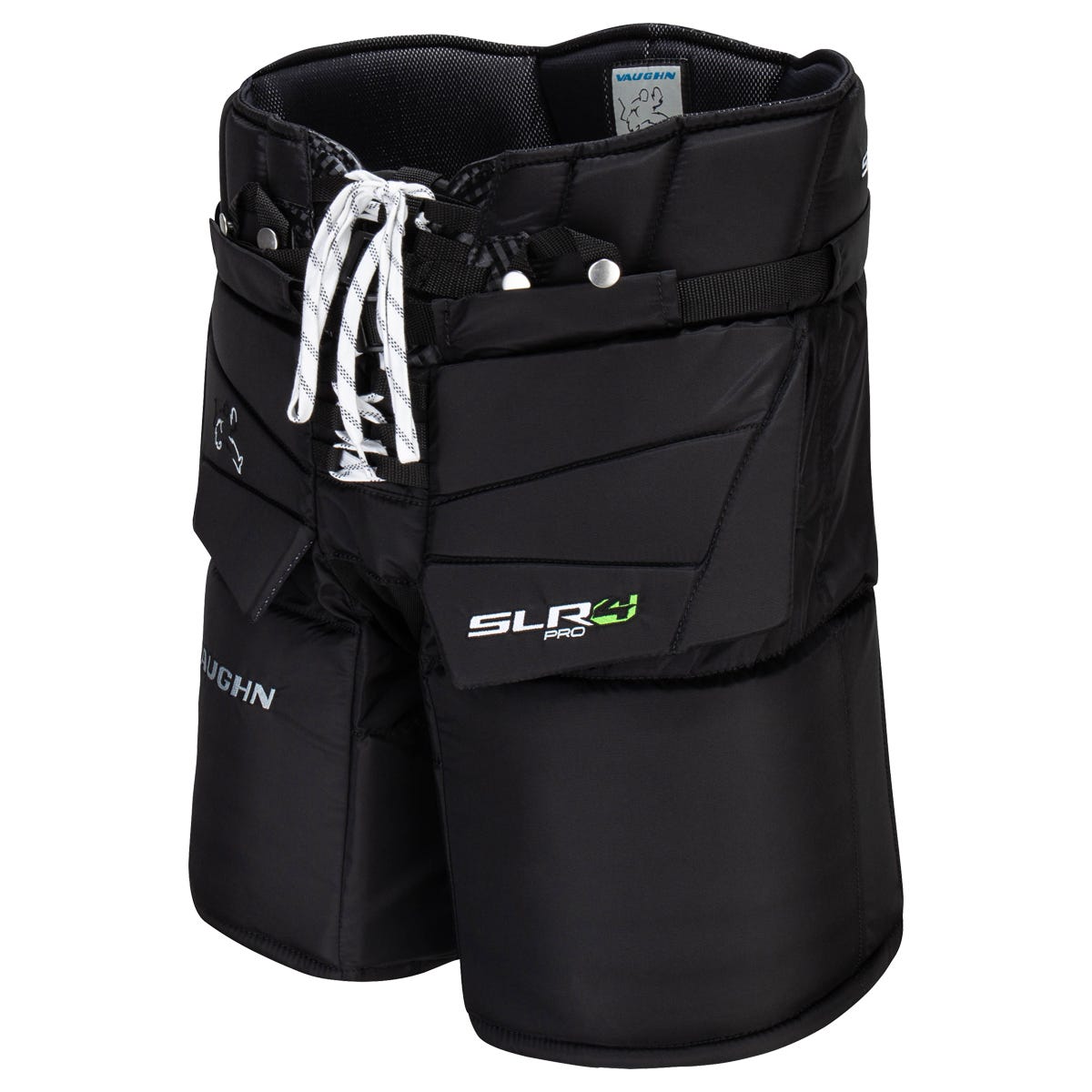 Vaughn SLR4 Pro Senior Goalie Pants in Black Size Small