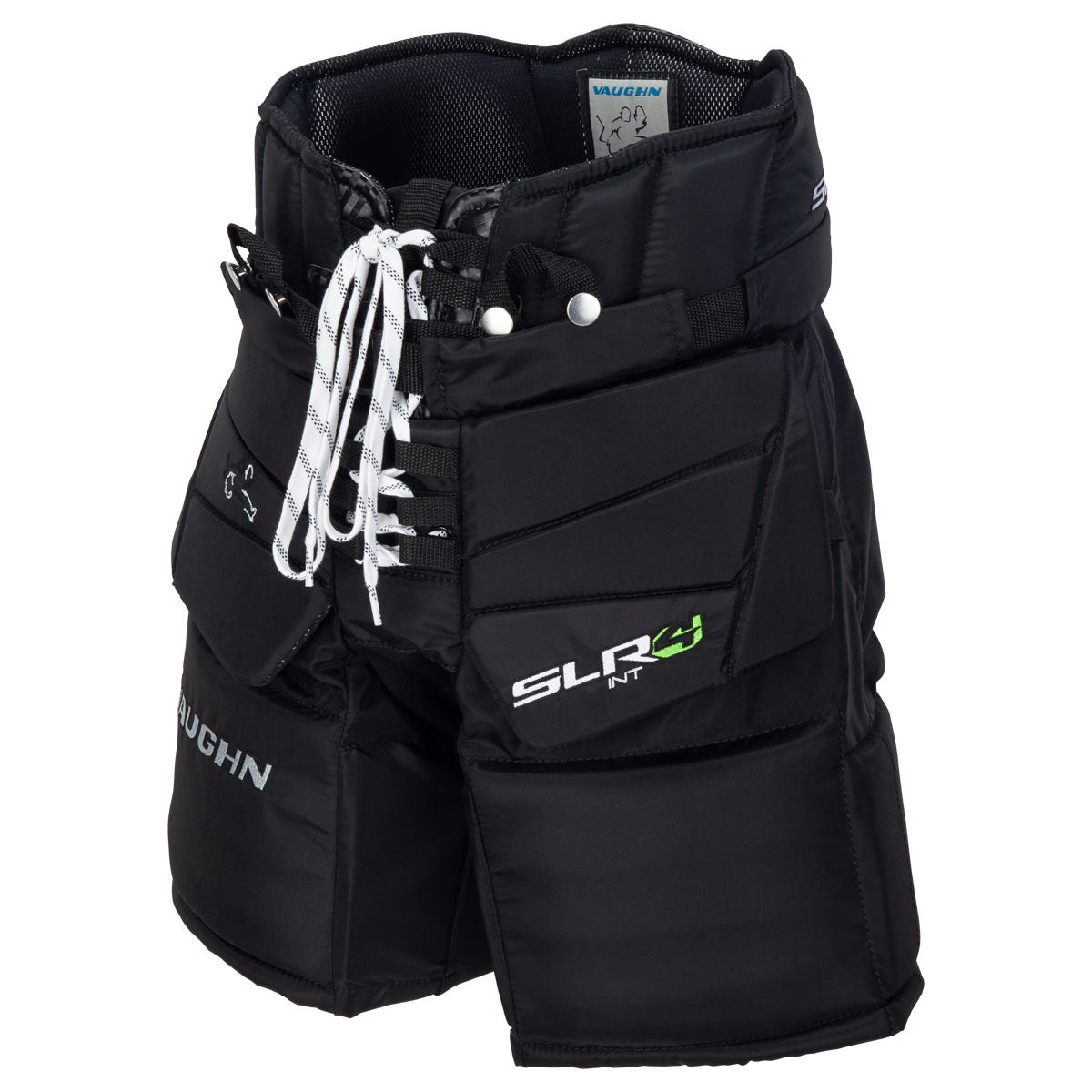 Vaughn SLR4 Intermediate Goalie Pants in Black Size Large