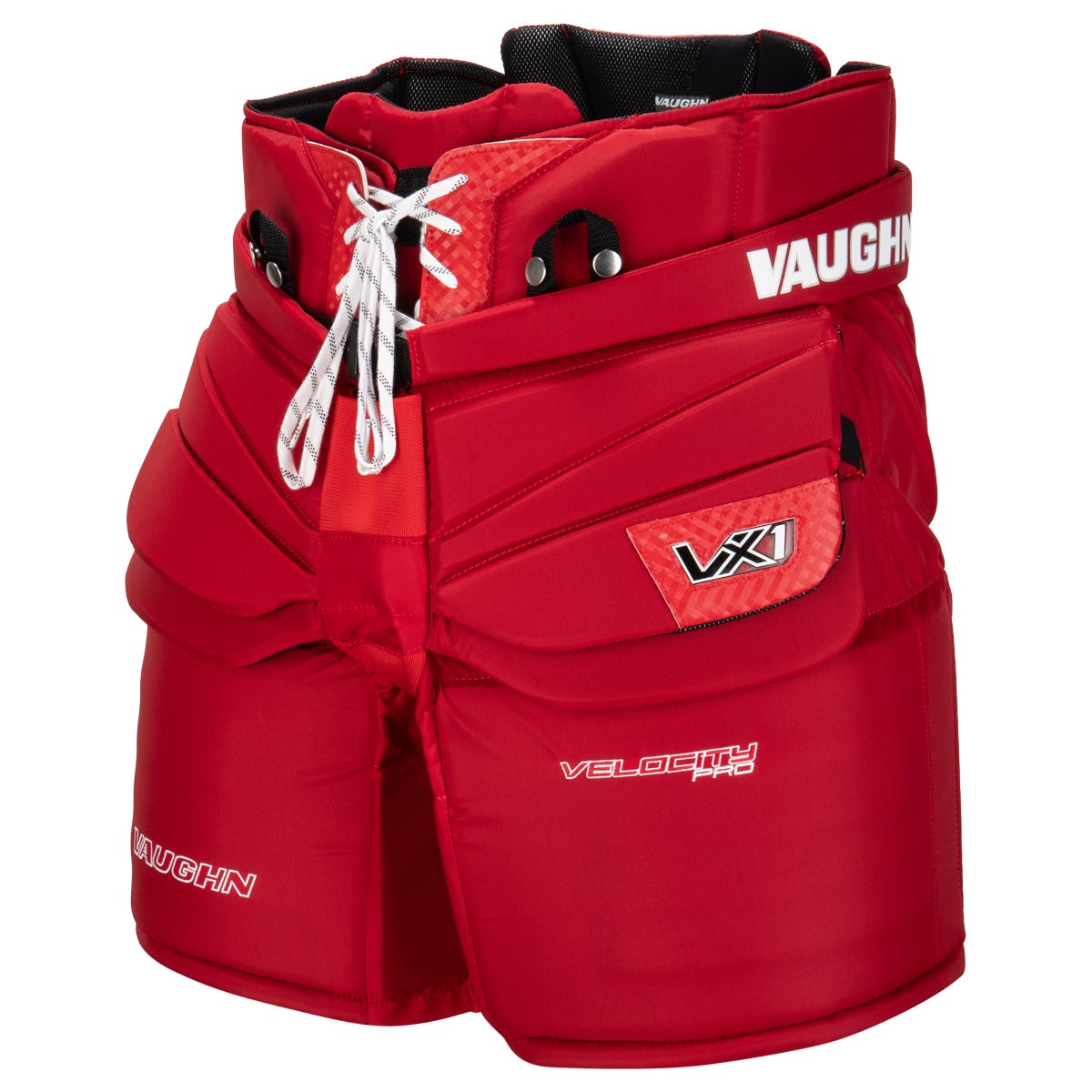 Vaughn Velocity VX1 Pro Senior Goalie Pants in Red Size Large