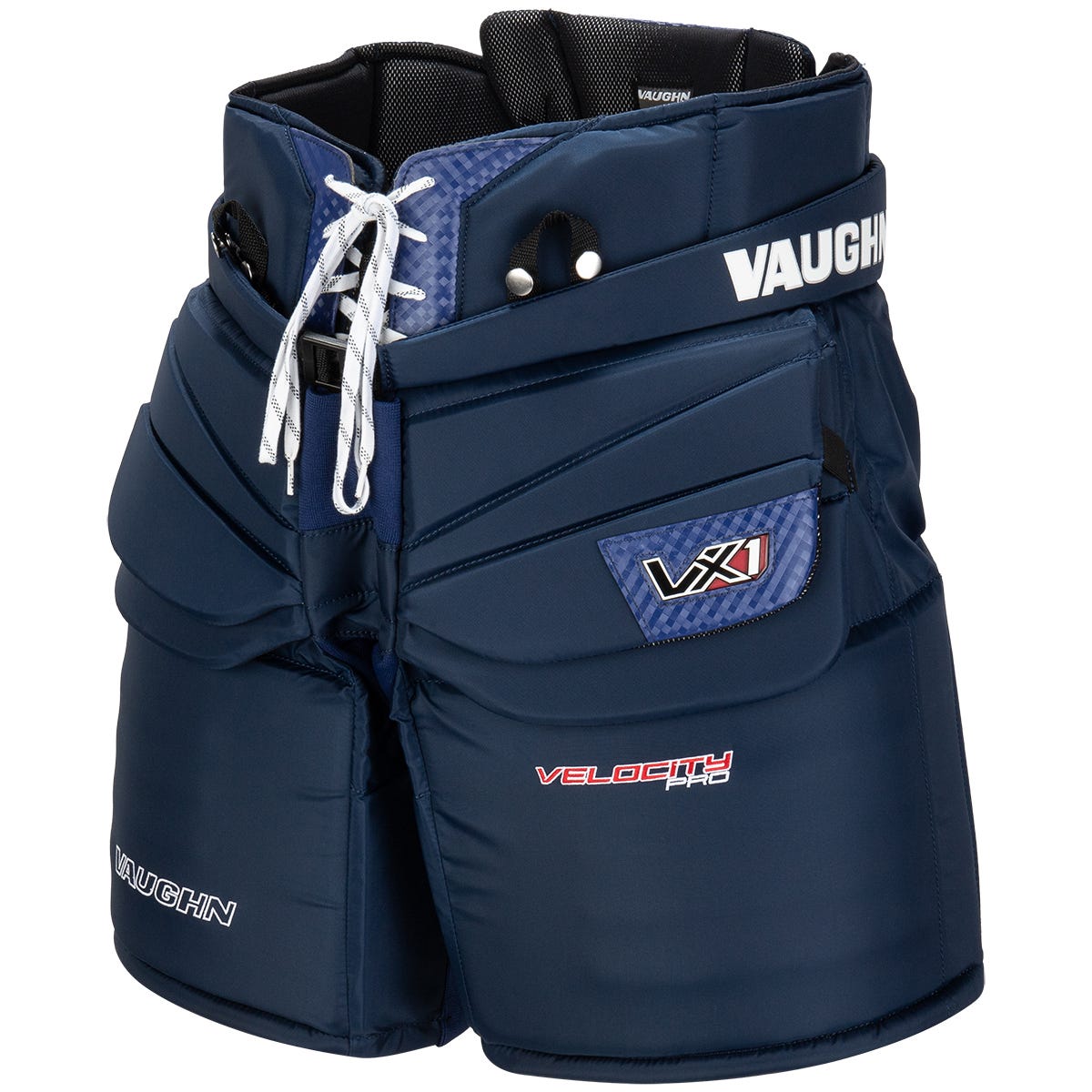 Vaughn Velocity VX1 Pro Senior Goalie Pants in Navy Size X-Large