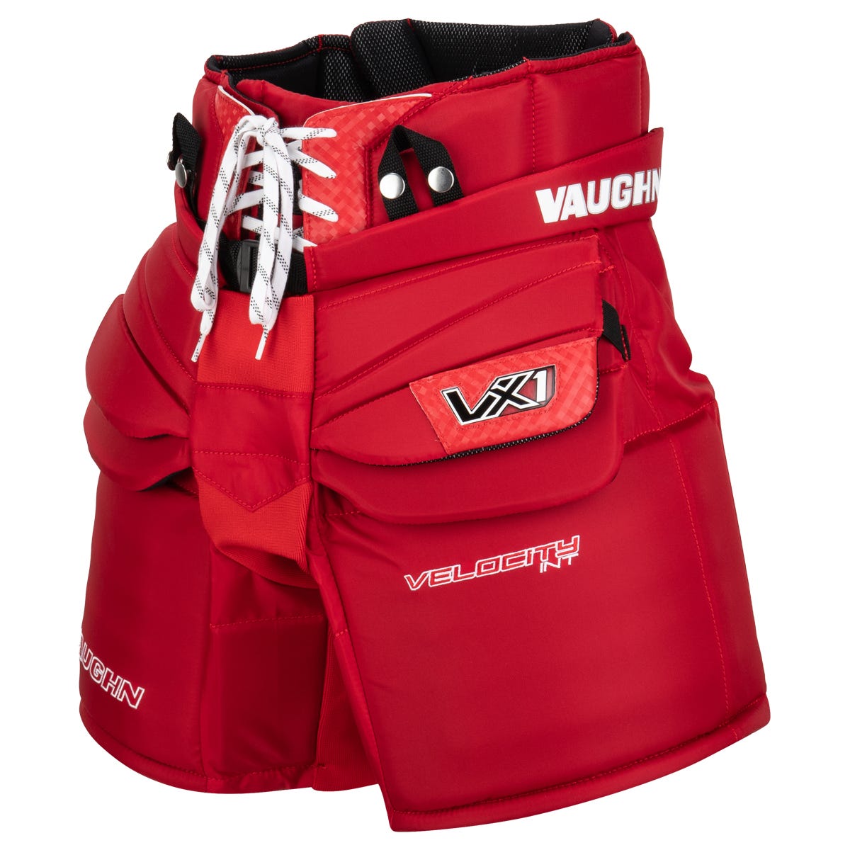 Vaughn Velocity VX1 Intermediate Goalie Pants in Red Size Large