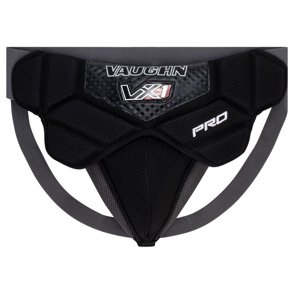 Vaughn Velocity VX1 Pro Goalie Cup in Black Size Senior